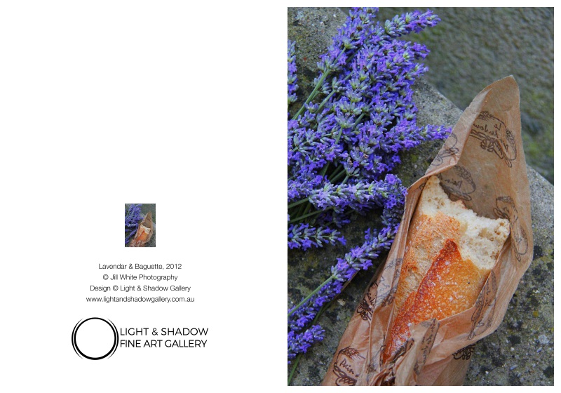 Lavendar and Baguette 5x7