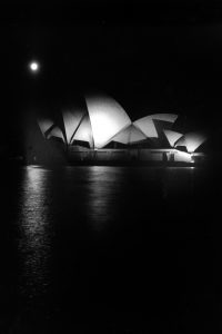 opera house at night