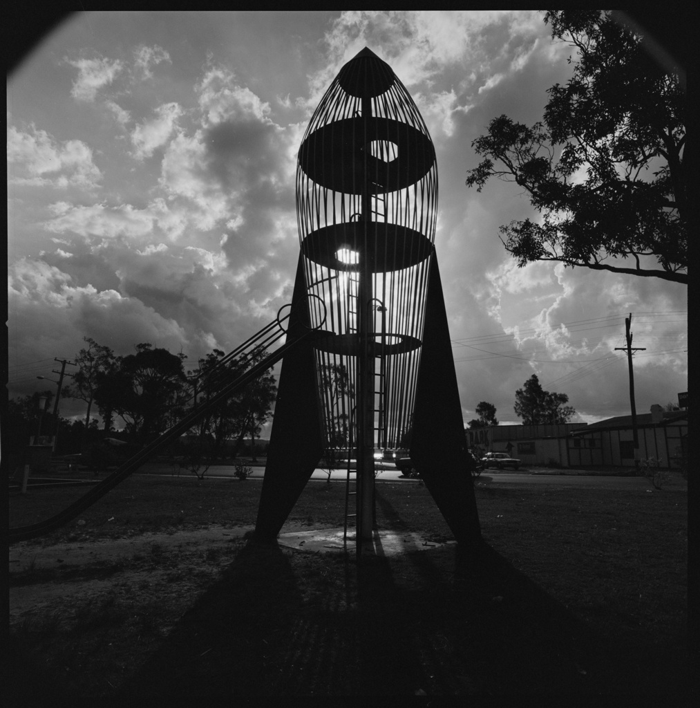 Rocket Ship in playground, The Entrance 1950s