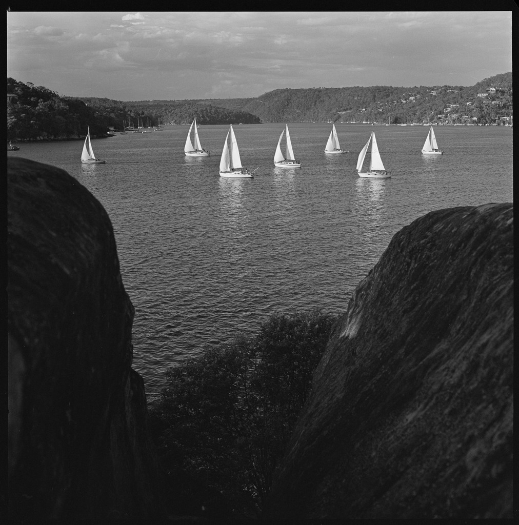 Summer afternoon on Middle Harbour 1970s